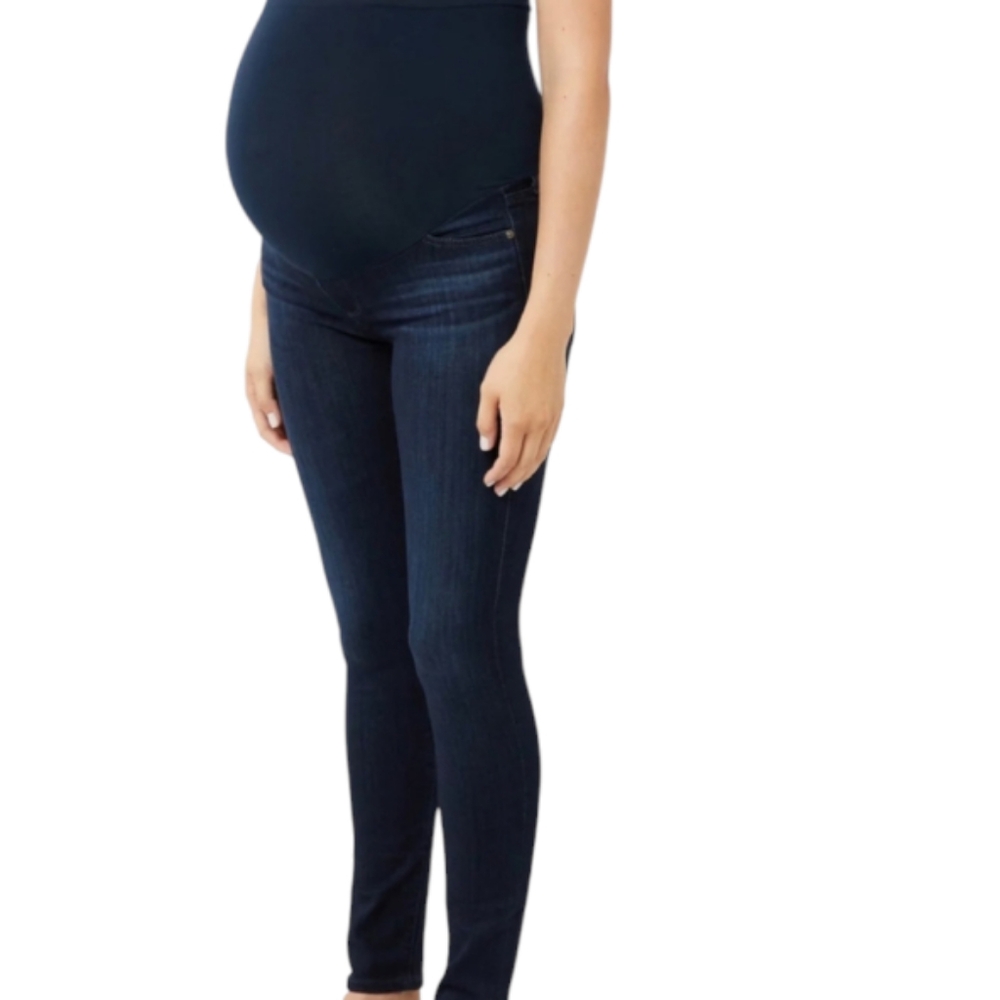 Adriano Goldschmied "The Legging" Super Skinny Dark Wash Maternity Jeans Sz 29 - Picture 4 of 15